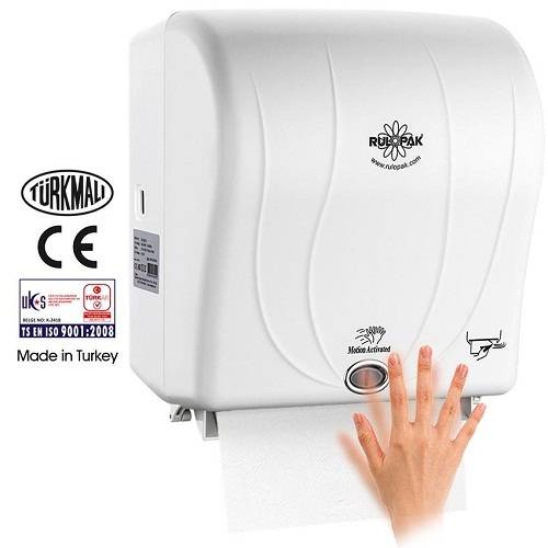 Rulopak Fotoselli Havlu Dispenseri 25 cm Beyaz