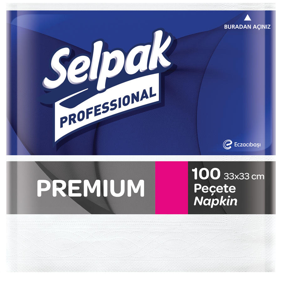 Selpak Premium Peçete 33x33 Cm 100 Yaprak
