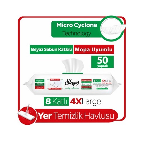 Sleepy Yer Temizlik Havlusu (50 li Paket)