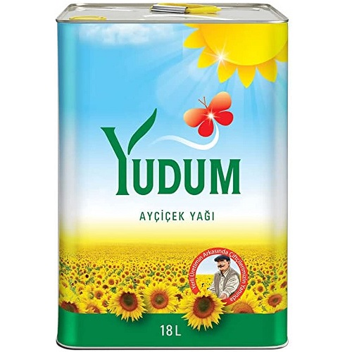 Yudum Ayçiçek Yağı Teneke 18 Lt