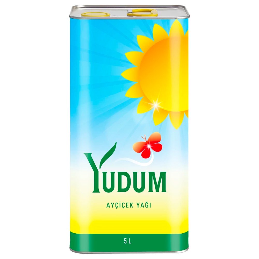 Yudum Ayçiçek Yağı Teneke 5 Lt