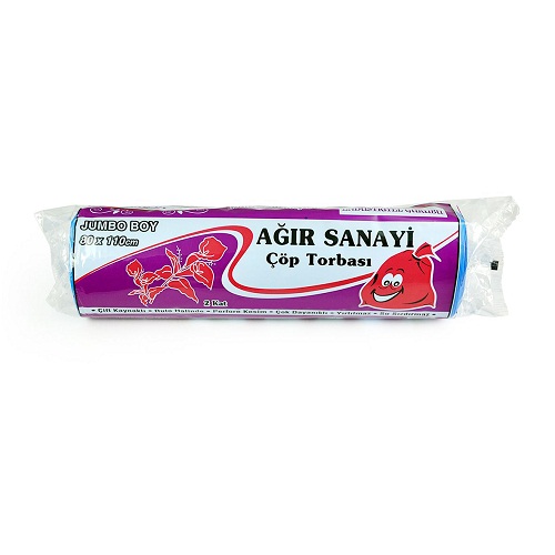 Kazanç Ağır San. Jumbo Boy Çöp Torbası 700 Gr 80x110 Cm Mavi
