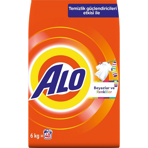 Alo Toz Çamaşır Deterjanı 6 Kg Beyazlar İçin