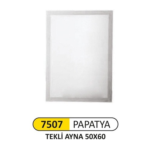 Arı Metal Tekli Ayna 50x60 Cm Papatya