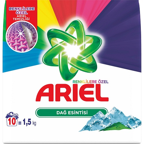 Ariel Toz Çamaşır Deterjanı 1,5 Kg Renkliler İçin