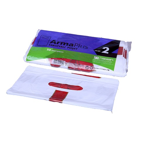 Arma Takviyeli Poşet Renkli 26x38 Cm (50 li Paket)