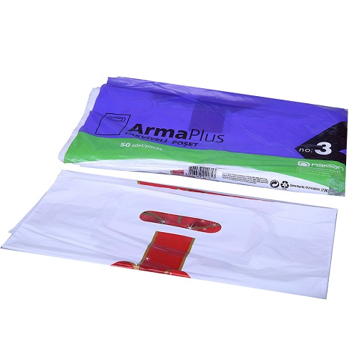 Arma Takviyeli Poşet Renkli 33x45 Cm (50 li Paket)
