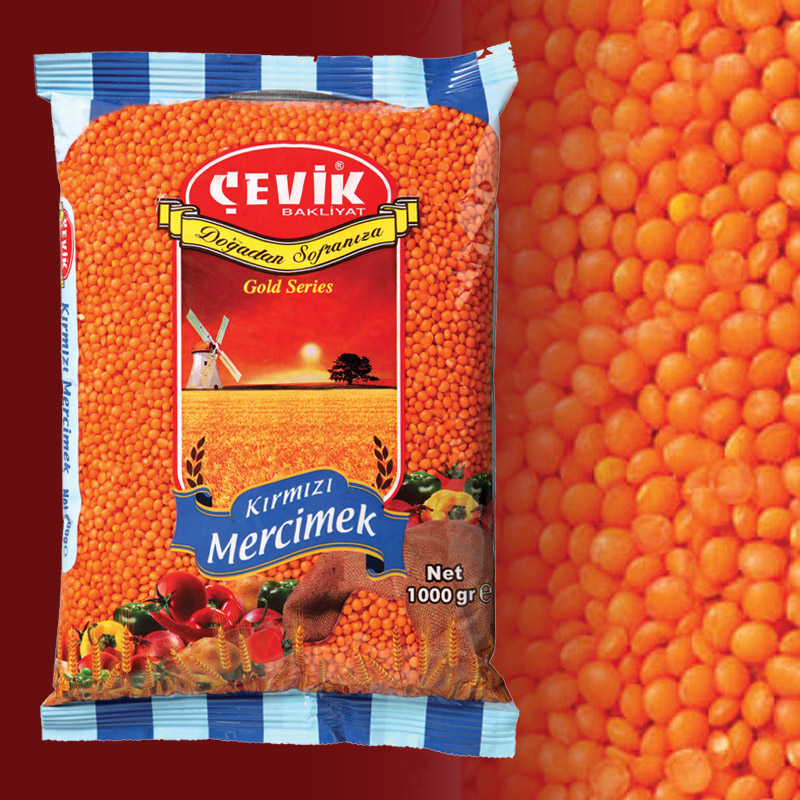 Çevik Kırmızı Mercimek 1 Kg