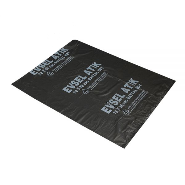 Kazanç Evsel Atık Battal Boy Çöp Torbası 630 Gr 72x95 Cm Siyah