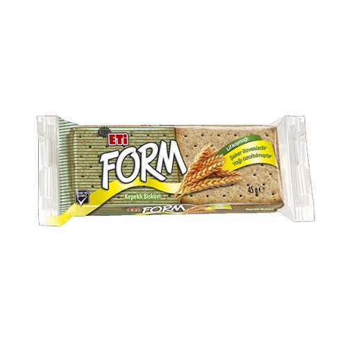 Eti Form Kepekli Bisküvi 45 Gr (24 Adet)