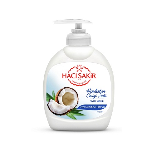 Hacı Şakir Sıvı El Sabunu Hindistan Cevizi Sütü 300 Ml