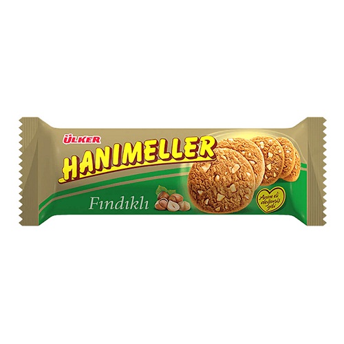 Ülker Hanımeller Fındıklı Bisküvi 82 Gr (18 Adet)