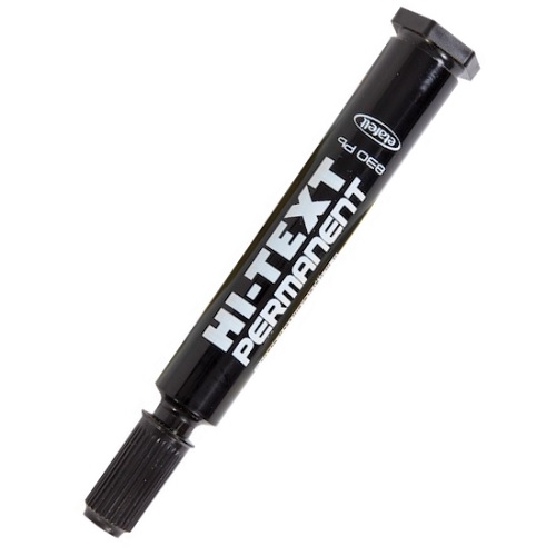 Hi-Text Marker Yuvarlak Uç Siyah
