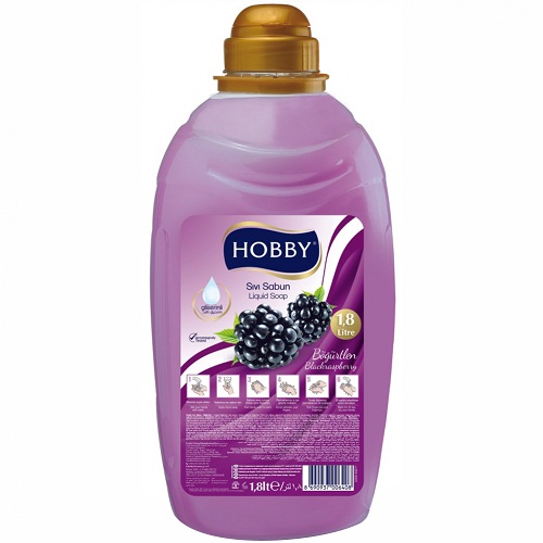 Hobby Sıvı El Sabunu Böğürtlen 1,8 Lt
