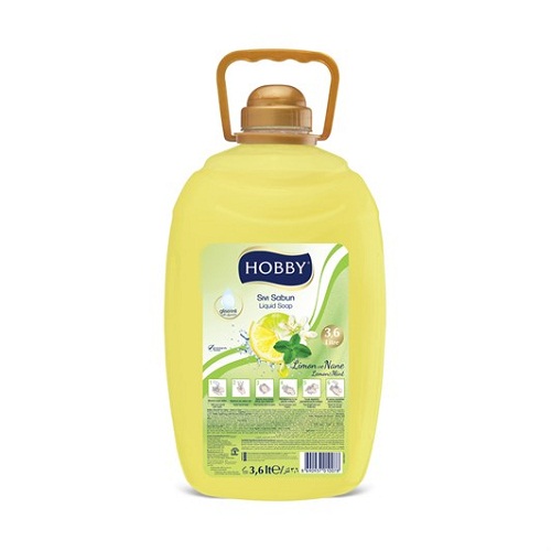 Hobby Sıvı El Sabunu Limon ve Nane 3,6 Lt