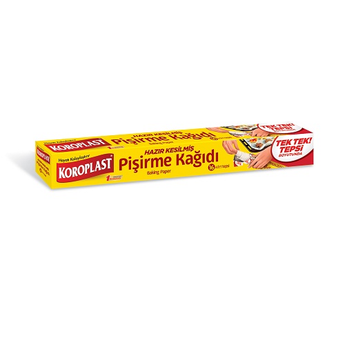 Koroplast Pişirme Kağıdı Hazır Kesilmiş 16 lı