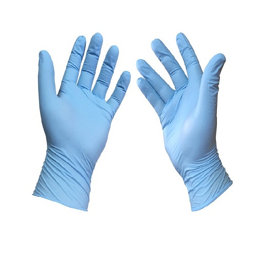 Nitril Muayene Eldiveni Pudrasız Mavi M Beden (100 lü Paket)