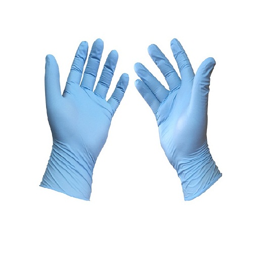 Nitril Muayene Eldiveni Pudrasız Mavi S Beden (100 lü Paket)