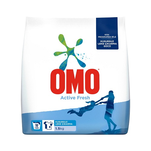 Omo Toz Çamaşır Deterjanı 1,5 Kg Beyazlar İçin