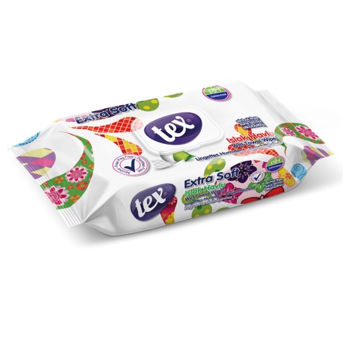 Tex Islak Havlu Kapaklı (70 li)