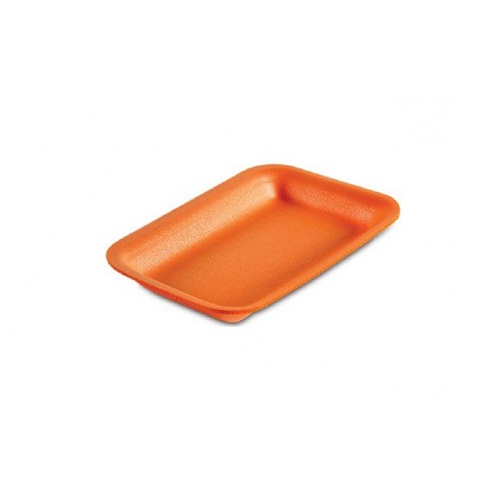 Köpük Tabak Turuncu Büyük Boy Mod 16 (150 li Paket)