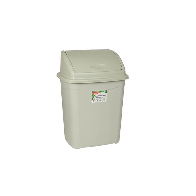 Planet İtme Kapak Çöp Kovası No 1 (4 Lt)