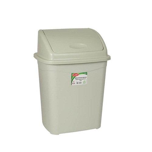 Planet İtme Kapak Çöp Kovası No 3 (16 Lt)