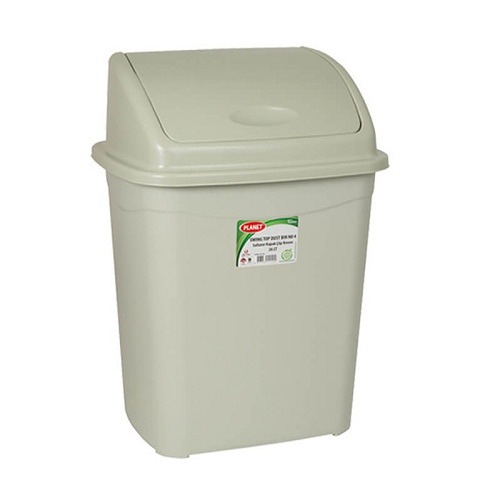 Planet İtme Kapak Çöp Kovası No 4 (26 Lt)
