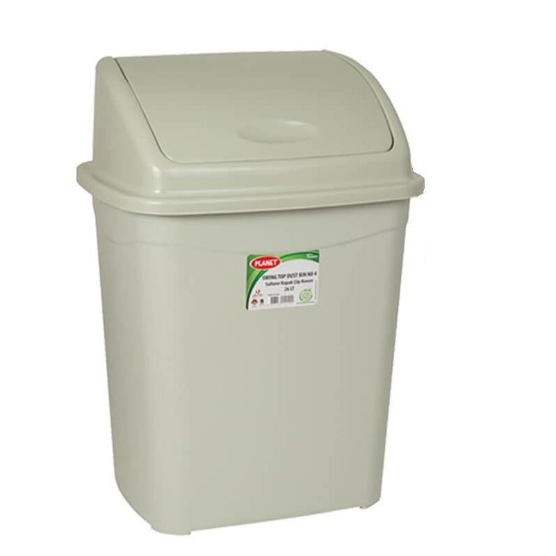 Planet İtme Kapak Çöp Kovası No 5 (50 Lt)